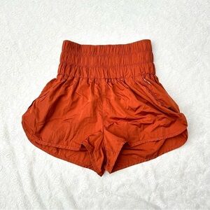 Free People The No Way Home Shorts in Cinnamon Sugar medium